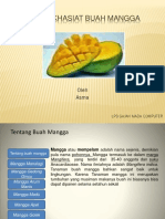 Presentasi Buah Mangga Asma