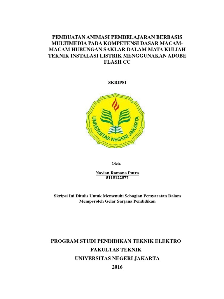 Proposal Skripsi Media Pembelajaran