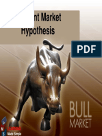 Efficient Market Hypothesis: Learning