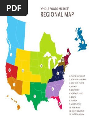 whole foods regional map Wfm Regional Map whole foods regional map