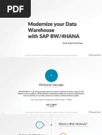 Modernize Your Data Warehouse With SAP BW4HANA Webinar Utegration 121516