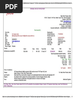 Invoice Del Bom1