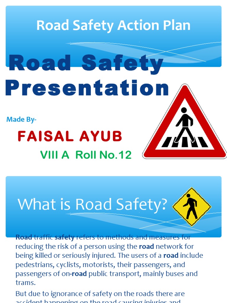 Road Safety Action Plan Overview | PDF | Traffic Collision | Road ...