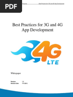 Best Practices 3g 4g App Development PDF