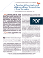 2018 Analytical and Experimental Investigations of Omnidirectional Wireless Power Transfer Using A Cubic Transmitter