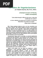 Os mitos do vegetarianismo - José Carlos Brasil Peixoto - homeopatia - nutrição - alimentos