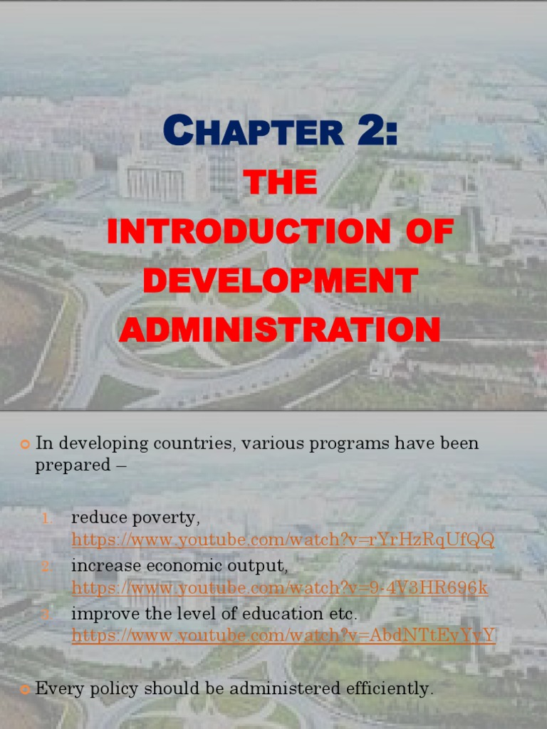 Hapter: THE OF Development Administration | PDF | Modernization Theory ...