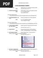 CATIA Env Variables