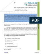 A Scientometric Study On The Journal Rubber Chemistry and TECHNOLOGY: 2005 - 2014