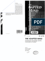 Barkow Et Al. (Eds.) 92 (EXTRAITS) - The Adapted Mind. Evolutionary Psychology and The Generation of Culture