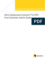 Altiris - Deployment Solution 6.9 SP4 From Symantec Admin Guide - V1.0