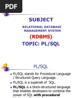 PLSQL