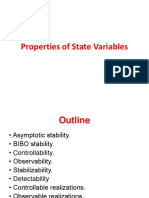 Properties of State Variables