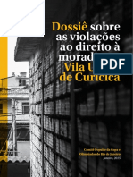 Comite Popular. Dossie Vila Uniao. 2015