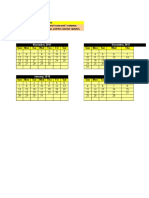 Array Formula Calendar