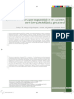 Qualidade de Vida e Aspectos Psicologicos Em Pacientes Com Doença Trofoblastica Gestacional