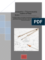 Cuaderno de Trabajo de Geometria y Trigonometra