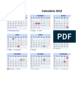 Meu Calendário 2018