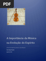 A Importância da Música na Evolução do Espírito