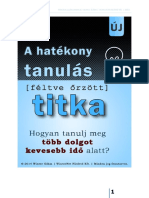 A Hatekony Tanulas Titka PDF