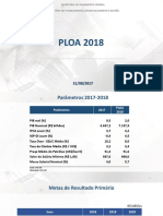 Apresentação PLOA 2018