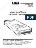 Micro Sync/Async Interface Converter: December 1995 IC942A-F IC942A-M