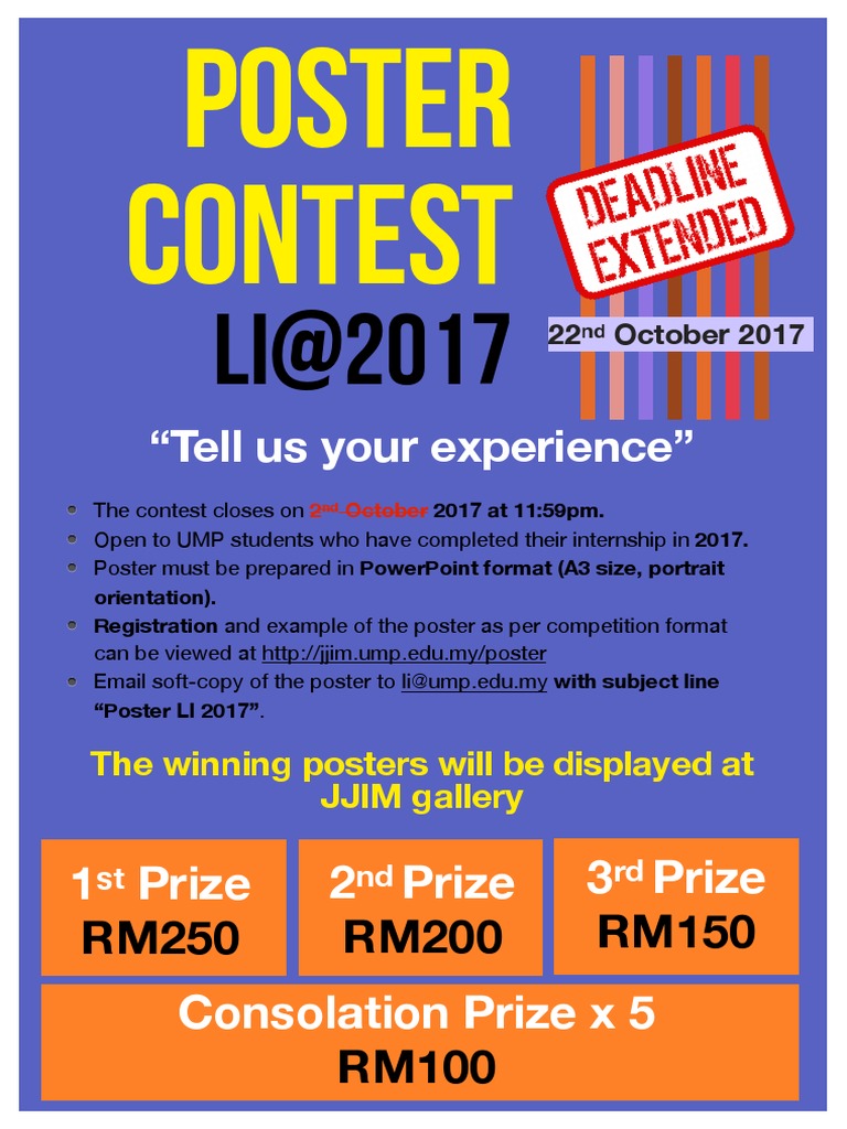 UMP Internship Poster Contest 2017 | PDF