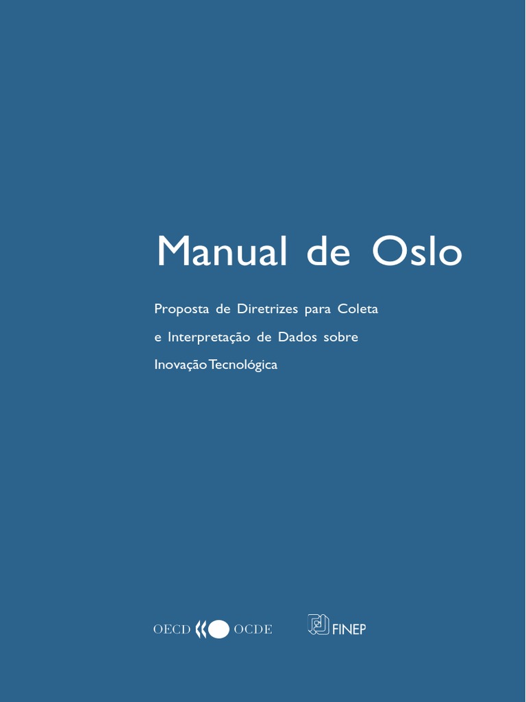 Manual de Oslo | PDF | Inovação | Pesquisa e desenvolvimento