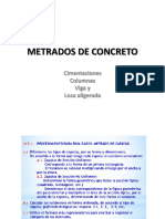 Metrados de Concreto PDF