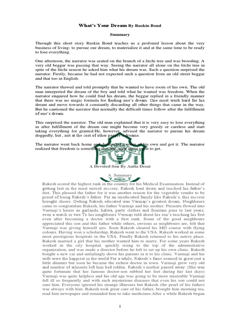 A devoted son point of view picture