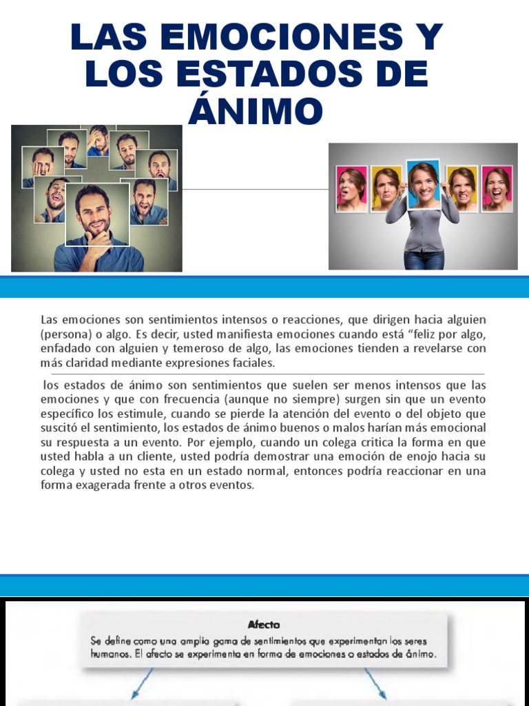 Emociones y Estados de Ánimo en Niños | PDF | Las emociones ...