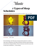 The Four Types of Sleep Schedules - The Atlantic