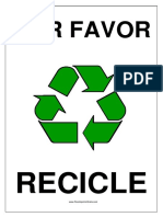 Por Favor Recicle