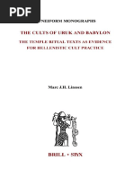 (Marc J. H. Linssen) The Cults of Uruk and Babylon PDF