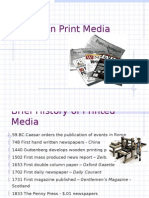 Trends in Print Media
