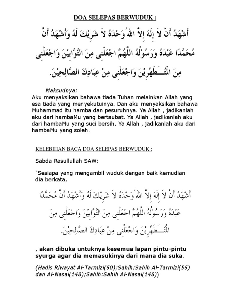 Doa Selepas Solat Fardhu Beserta Maksud Ringkas Senang Ingat