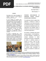 Pontes colaborativas no contexto educativo europeu e internacional 