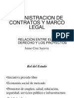 Administración de contratos y marco legal