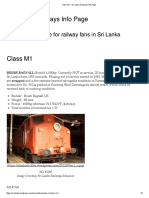 Class M1 - Sri Lanka Railways Info Page
