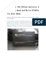 v54 Fgtech Galletto 4 Master To Read and Write st10fxx Via Boot Mode User Manual PDF