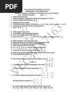 MA7163-Applied Mathematics For Electrical Engineers