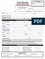 2018 MLL Regstration Form