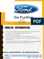 Ford Co. Financial Analysis