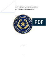 Harris County District Attorney's Office Operations Manual