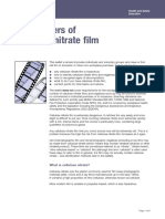 The dangers of cellulose nitrate film