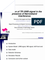 Detection of TR UWB Signal in Narrowband Interference