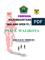 Proposal Malang Open 2014