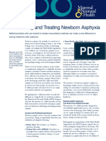 Detecting and Treating Newborn Asphyxia