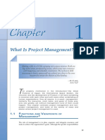 What is Project Management? Chapter 1 Summary