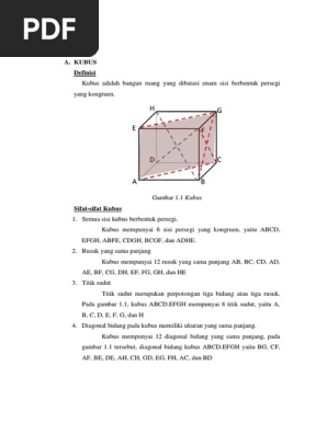 Materi Dan Contoh Soal Olimpiade Kubus Dan Balok